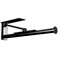 Upgraded Kitchen Paper Towel Holder - One-Hand Tear Under Cabinet Stick-on Towel Rack for Hanging Paper - First Apartment Essentials Wall Mount Self Adhesive Stainless Steel Rack Fits Black