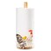 Farmhouse Hen and Chick Countertop Paper Towel Holder Stand with Decoration,Hand-Carved Wood Style for Kitchen Bathroom,2 Pounds Weighted Base for One-Handed Operation