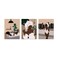 MUELOSY Minimalist Wall Art Black Girl D&Atilde;&copy;cor &acirc;&euro;&ldquo; Set of 3 African American Girl Aesthetic Wall Paintings&acirc;&euro;&ldquo;Canvas Paintings for Modern Minimalist Boho D&Atilde;&copy;cor &acirc;&euro;&ldquo; 12 x 16 (Frameless Canvas)