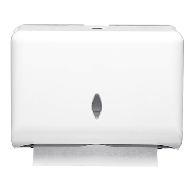 AILELAN Paper Towel Dispensers, Commercial Toilet Tissue Dispensers Wall Mount Paper Towel Holder Multifold/C-Fold Paper Towel Dispenser for Kitchen and Restroom Decor (White)