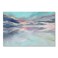 Goldfoilart Beach Abstract Wall Art Teal Green and Gold Decor Ocean Canvas Pictures Painting Framed Artwork for Living Room Bedroom Office Decorations 36"x24