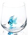 HeguSun 3D Drinking Glass Cup with Cute Animal Figurine Inside, Hand Blown Glass Fish Figure Inside Mug, Stemless Glass for Wine, Water, Milk, Beverages, 12oz (Fish)