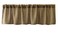 Valea Home Burlap Natural Tan Valance Rod Pocket Window Curtain Valance Rustic Home D&Atilde;&copy;cor 56 by 14 Inches