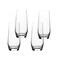 over&amp;back 12oz Traditional Glassware - Set of 4 Classic Stemless Drinking Glasses for Parties, Get-togethers, and More - Mouth-Blown - Wine Cups for Kitchen and Dining Room - Clear