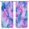 Cinbloo Tie Dye Curtains 42Wx63H Inch Rod Pocket Ombre Blue Pink Curtains Purple Galaxy Curtains Constellation Gradient Watercolor Starry Sky Teen Girl Living Room Bedroom Window Drapes Fabric 2 Panel