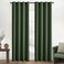 XTMYI Grommet Blackout Curtain Drapes 96 Inches Long for Living Room Window Treatments Light Blocking 2 Panels 96 Inch Ceiling to Floor Length Boho Curtains for Bedroom,Dark Olive Green