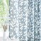 Treatmentex Medallion Print Semi-Sheer Curtains for Living-Room 63" Brown and White Floral Window Drapes Grommet Top Taupe 52" Width x 2 Panels