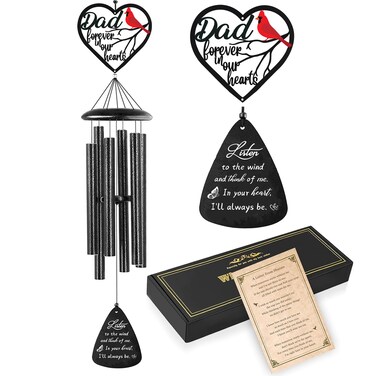 VENBEEL Sympathy Gifts for Loss of Dad, Memorial Wind Chimes for Loss of Father, Memorial Gifts for Loss of Father, Condolence Bereavement Gift in Memory of Papa