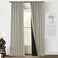 PANELSBURG Light Grey Curtains 108 Inches Long for Livingroom 2 Panel Sets No Grommets Back Loop Pretty Blackout Earth Tone Heat Sun Blocking Curtains for Family Room,Greige