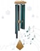 Howarmer Wind Chimes Outdoor Deep Tone, Wind Chimes for Outside, Memorial Wind Chimes with Hook as Gifts for Mother's Day/Housewarming/Christmas, Patio, Garden, Yard, Home Decor. Green