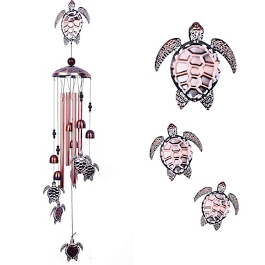 Wind Chimes for Outside, Sea Turtle Wind Chimes, Sea Turtle Gifts for Women Mother, Birthday Gifts for Mom, Friend and Teacher, Gardern Decor