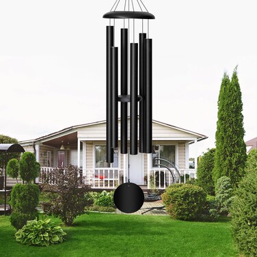 FDOCOI Wind Chimes Outdoor, 45''Large Wind Chimes for Outside Deep Tone, Memorial Wind Chimes with Hook as Gifts for Mother's Day/Housewarming/Christmas, Patio, Garden