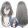 Amine Game Honkai: Star Rail Cosplay Trailblazer X Wig Grey Long Straight Hair Wigs for Women Halloween, Comic Con, Cosplay Show Wigs