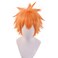 SUNXXCOS cosplay Anime Haikyuu Wig Men's Orange Fluffy Short Wig Halloween Costume Wig (Hinata Shoyo wig)