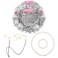 URATOT 5 Pieces 100 Days of School Old Lady Wig Costume Set Grandma Wig with Hair Rollers Glasses Chain Necklace Bracelet