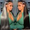 ITODAY 30 Inch Straight Long Lace Front Wigs Human Hair Pre Plucked 13x4 HD Lace Frontal Wigs Human Hair for Women Glueless Wigs Human Hair Natural Hairline (30 Inch, 13&Atilde;&mdash;4 Straight Wig)