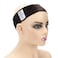gexworldwide GEX Wig Grip Band Adjustable Velvet Non-Slip Breathable Head Band to Keep Wig Secured and Prevent Headaches (Brown)