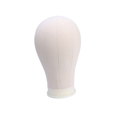 Canvas Head and Stand Canvas Mannequin Head 23 Inch Wig Head Canvas Holder Canvas Wig Head Display Mannequin Mannikin Head Bracket Model Manny Khaki Head Mannequin