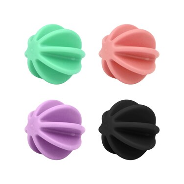 Shaker Balls Shaker Bottle Ball Replacement Milkshake Protein Powder Whisk Ball for Shaker Cup Bottle (4 Pcs Mixed Color Plastic)