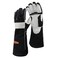 YESWELDER 16 Inches,932&acirc;&bdquo;&permil;,Leather Forge MIG Welding Gloves, with Kevlar Stitching Heat/Fire Resistant, Palm Reinforcements, Black-Gray