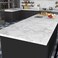Livelynine 197 X 24 Inch Wide White Marble Contact Paper Peel and Stick Countertops Waterproof Wallpaper for Kitchen Counter Top Table Bedroom Desk Dresser Top Cover Adhesive Vinyl Countertop Covers