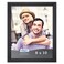 Icona Bay 8x10 Black Picture Frame, Simple Modern Design, Table Top Kickstand and Wall Hanging Hooks Included, Impresia Collection