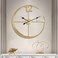 KEQAM Large Wall Clock,Modern Minimalist Wall Clock Round Silent Non-Ticking Battery Operated Decorative Clocks for Living Room/Entryway/Kitchen/Bedroom/Office/Home Metal Wall Decor 24 inch