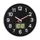 Timegyro Wall Clocks Battery Operated,12'' Silent Wall Clock,Analog and Digital,LED/LCD Digits Display