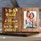ARIDUR Gifts for Mom, Mom Gifts from Daughter, Birthday Gifts for Mom from Daughter, Mom Birthday Gifts, Brown Glowing 4x6 Mom Picture Frame for Wall/Tabletop