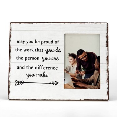 FONDCANYON May You Be Proud Of The Work That You Do Picture Photo Frame, Coworkers Thank You Appreciation Gifts Picture Frames, Proud Of You Gifts, Employee Appreciation Gifts (4x6 Inch Photo)