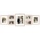 Golden State Art, Picture Frame Set 7 Pack, Gallery Wall Frame with One 11x14, Two 8x10, and Four 5x7. Aluminum Photos Frame for Wall or Tabletop Display (Style 1, Rose Gold, 7 Pack)