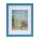 Muzilife 8x10 Wood Picture Frame Flat Display Pictures 5x7 with Mat or 8x10 Without Mat for Wall or Tabletop, Teal