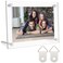 FYY Picture Frame 8x10, Clear Acrylic Double Sided Photo Frames, Plastic Acrylic Photo Frame for Wall Mount &amp; Tabletop Desktop Display, Horizontally or Vertically