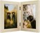 Frametory, 5x7 Double Picture Frame Hinged 2 Photos Frame Collage, Desk Picture Frame with Glass, Side by Side Frame Vertical (Natural, 1 Pack)