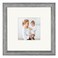 AEVETE Picture Frame 8x8 Gray Photo Frames Rustic for Wall and Desk Decor