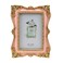 Meprotal Vintage Picture Frame 4x6 Gold Trim Antique Photo Frame with Glass Front for Tabletop &amp; Wall Mount, European Style (Pink)