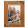 Only the Best Grandparents get Promoted to Great Grandparents, Engraved Natural Wood Photo Frame Fits 5x7 Vertical Portrait for Grandparents, Grandparent's Day, Grandma Gifts, Grandpa Gifts