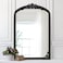 NicBex Vintage Carved Wall Mirror, 3624, Black
