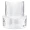 YANWE1 Glass Vase, Ribbed Vase, Flower Vase, Fluted Glass Vase, Clear Vase, Ribbed Glass Vase for Flowers, Modern Vase for Living Room, Dining Table, Entryway, Shelf, Wedding, Office, 7.5 Inches