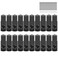 EASTBULL 16 GB USB Flash Drive Bulk Thumb Drives 20 Pack with Lanyards USB 2.0 Jump Drive 16GB Memory Sticks Zip Drive Pen Drive for Storage and Backup Black 20PCS 16GB