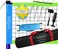 Outdoor Portable Volleyball Net System - Adjustable Height Poles with Soft Volleyball Ball, Pump, Hammer, Boundary Line, and Carry Bag for Backyard, Beach, Lawn