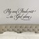 BATTOO Bible Verse Wall Decals My Soul Finds Rest in God Alone Psalm 62:1 Bedroom Wall Decor Christian Wall Decals Scripture Wall Quote 22" Wide by 8.5" Tall,Black