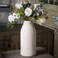 Banllis Large Textured Vase, Boho Ceramic Vase for Modern Farmhouse Home Decor, Pottery Vases for Flowers, Pampas Grass, Rustic Decorative Vase, Clay Vase Centerpieces for Dining Table