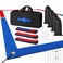 XXXYYY Professional Beach Volleyball Lines for Sand 2 inch, Better Visible, Upgraded Weather Resistance, Stainless Anchors &amp; Sand Bags, Official Size 26.3' X 52.6' - Red and Blue