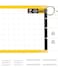YNSZAS &eth;&trade;&permil;&eth;&trade;&euro;&eth;&trade;&rsquo; Professional Volleyball Net Heavy Duty, 46 FT Steel Cable, Upgraded Weather Resistant, Portable for Outdoor &amp; Indoor, Pool, Trees, Backyard, Yard, Beach, Park, 32x3FT(Net Only)