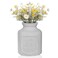 MISIXILE White Ceramic Decorative Vase French Country Jug Vase Water Pitcher Ceramic Flower Vase Modern Floral Vases Pottery Plants Pot Container Bouquet Holder for Wedding Garden Office Desktop Decor