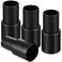 Vacuum Cleaner Adapter 35mm (1-3/8 Inch) to 31 mm (1-1/4 Inch) for Inner Diameter 32 mm Brush Fit to Outer Diameter 35 mm Tube Plastic Vacuum Hose Adapter (4 Pieces)