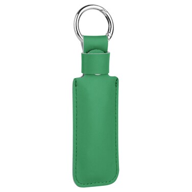 CaSZLUTION Microfiber Leather USB Flash Drive Case - Anti Lost USB Flash Drive Holder Protective Cover with Keychain, Small Portable Storage Carrying Case for USB Flash Drive (1PC, Green)