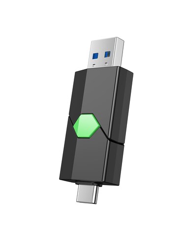 K&amp;ZZ USB C Flash Drive 128GB, USB C Thumb Dual Drive 3.0, USB C Memory Stick for iPhone Photos