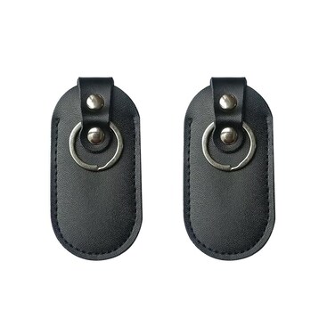 QIAOTLB 2PCS Dermis USB Storage Case USB Flash Drive Cover for USB Flash Drive Leather Case for USB Flash Drive Flash Drive and Easy Storage (Ellipsoid)